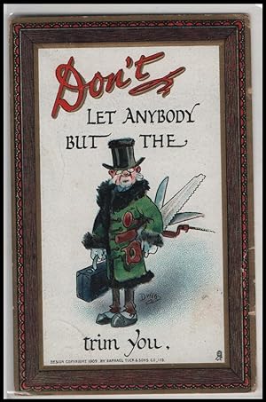 Image du vendeur pour surgeon postcard: DON'T Let Anybody But the [Doctor] Trim You mis en vente par Mobyville