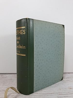 Seller image for Goethes Briefe an Frau von Stein 1-4 for sale by BuchSigel