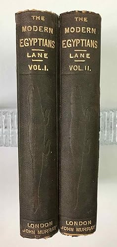 An Account of the Manners and Customs of the Modern Egyptians. Vol. I & II (complete set)