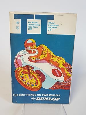 Image du vendeur pour The 1969 International Tourist Trophy Races and Production Machine Race - Isle of Man - June 7, 9, 11,13 - Official Programme and Guide - Plus 1969 TT Scorecard (Score Card, Speed Table, Lap Leader Records) - Plus Map of the TT Course 1969 mis en vente par CURIO