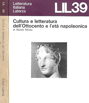 Bild des Verkufers fr Cultura e letteratura dell'Ottocento e l'et napoleonica zum Verkauf von Biblioteca di Babele