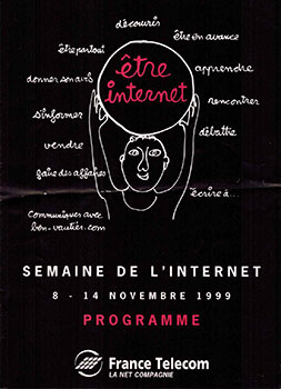 être internet. Semaine de l'internet.