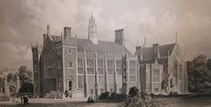 South East View Of The New Hall And Library, Lincoln's Inn. Stationers' Almanack, 1844.