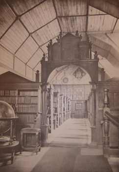 Oxford. The Library At Merton College.