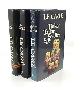 Seller image for The Karla Trilogy: comprising Tinker Tailor Soldier Spy, The Honourable Schoolboy, Smiley's People (A Triple-Signed First Printing Set) for sale by Bradhurst Fine Editions