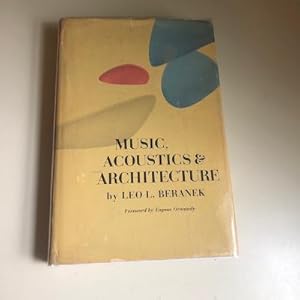 Immagine del venditore per Music, Acoustics and Architecture venduto da Michael J. Toth, Bookseller, ABAA