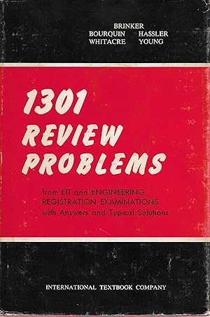 Immagine del venditore per 1301 Review Problems from EIT and Engineering Registration Examinations venduto da Cher Bibler