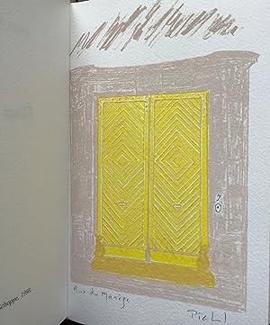 Éloge du jaune. Sérigraphie de Claire Pichaud
