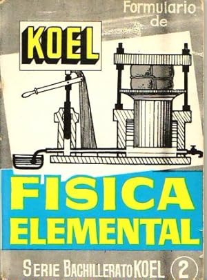 Imagen del vendedor de Formulario de fsica elemntal. a la venta por Librera y Editorial Renacimiento, S.A.