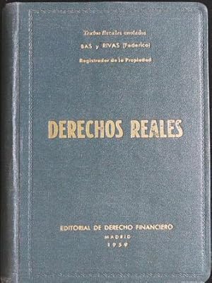 Bild des Verkufers fr Impuestos de derechos reales. zum Verkauf von Librera y Editorial Renacimiento, S.A.