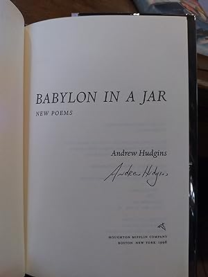 Babylon in a Jar: New Poems