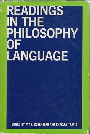 Image du vendeur pour Readings in the Philosophy of Language mis en vente par Robinson Street Books, IOBA