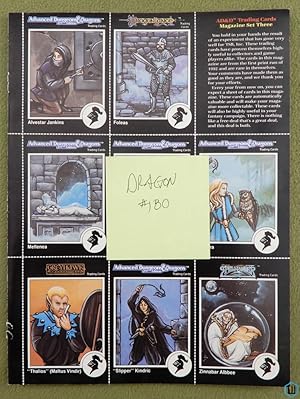 Seller image for AD&D Trading Cards: Magazine Set 3 (from Dragon Magazine 180) for sale by Wayne's Books