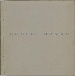 Robert Ryman New Paintings December 3 1993 - January 22 1994 The Pace Gallery New York
