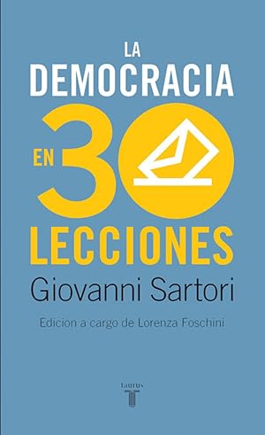 Seller image for La democracia en treinta lecciones for sale by Imosver