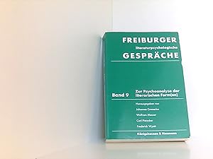 Bild des Verkufers fr Freiburger literaturpsychologische Gesprche, Bd.9, Zur Psychoanalyse der literarischen Form(en) zum Verkauf von Book Broker