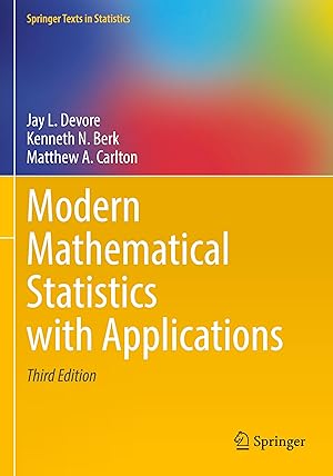 Bild des Verkufers fr Modern Mathematical Statistics with Applications zum Verkauf von moluna