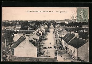 Carte postale St-Florent-sur-Cher, Vue générale