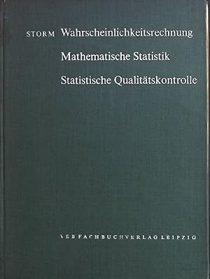 Seller image for Wahrscheinlichkeitsrechnung mathematischer Statistik und statistische Qualittskontrolle. for sale by books4less (Versandantiquariat Petra Gros GmbH & Co. KG)