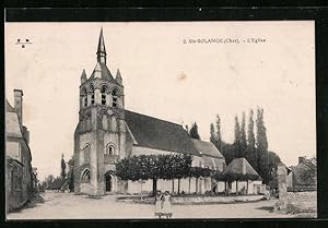 Bild des Verkufers fr Carte postale Ste-Solange, L`Eglise zum Verkauf von Bartko-Reher