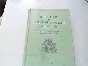 Imagen del vendedor de imprimeurs et libraires parisiens du VIe sicle a la venta por JLG_livres anciens et modernes