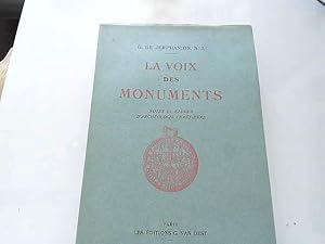 Imagen del vendedor de La Voix des monuments. Notes et tudes d'archologie chrtienne a la venta por JLG_livres anciens et modernes