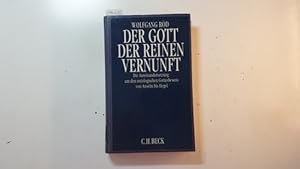 Der Gott der reinen Vernunft : die Auseinandersetzung um den ontologischen Gottesbeweis von Ansel...