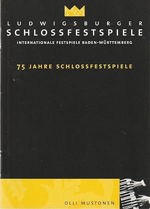 Image du vendeur pour Programmheft LUDWIGSBURGER SCHLOSSFESTSPIELE OLLI MUSTONEN 3. August 2007 Residenzschloss Ludwigsburg Ordenssaal 75 Jahre Schlossfestspiele mis en vente par Programmhefte24 Schauspiel und Musiktheater der letzten 150 Jahre