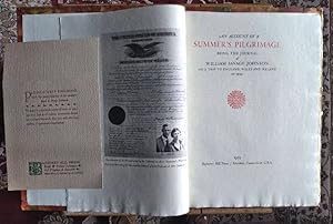 Seller image for An Account of a Summer's Pilgrimage: Being the Journal of William Savage Johnson On a Trip to England, Wales and Ireland for sale by Structure, Verses, Agency  Books