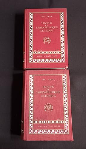 Seller image for Trait de thrapeutique clinique - 2 tomes for sale by Librairie Ancienne Zalc