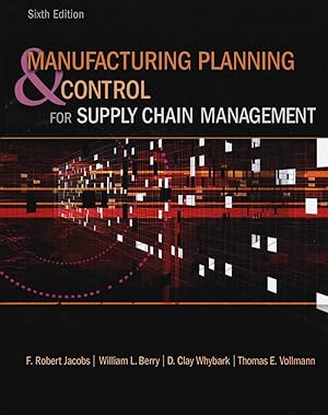 Imagen del vendedor de Manufacturing Planning and Control for Supply Chain Management a la venta por moluna