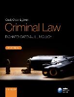 Bild des Verkufers fr Card, Cross & Jones Criminal Law zum Verkauf von moluna