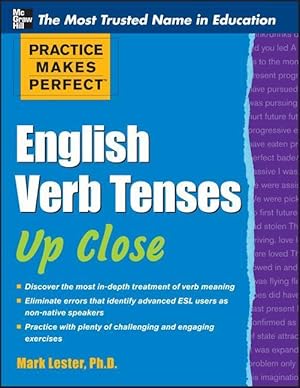 Bild des Verkufers fr Practice Makes Perfect English Verb Tenses Up Close zum Verkauf von moluna