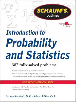 Bild des Verkufers fr Schaum s Outline of Introduction to Probability and Statistics zum Verkauf von moluna