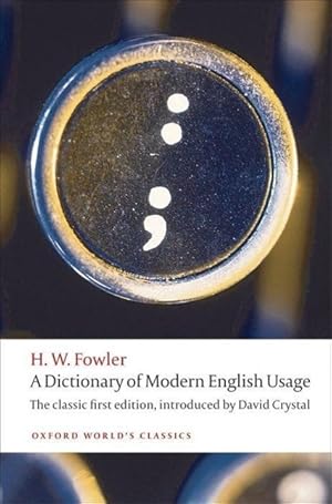 Seller image for A Dictionary of Modern English Usage for sale by moluna