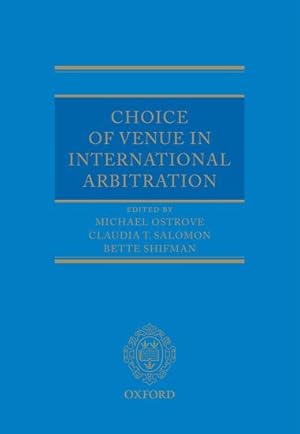 Seller image for Choice of Venue in International Arbitration for sale by moluna