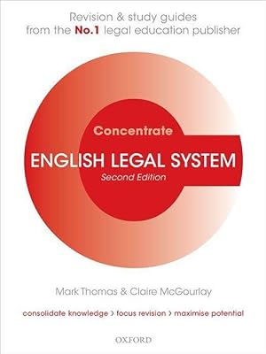 Seller image for English Legal System Concentrate for sale by moluna