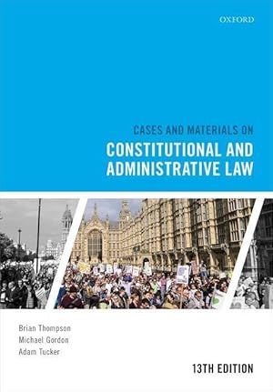 Seller image for Cases and Materials on Constitutional and Administrative Law for sale by moluna
