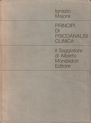 Seller image for Principi di psicoanalisi clinica for sale by Messinissa libri