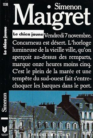 Bild des Verkufers fr Le commissaire Maigret - Le Chien Jaune zum Verkauf von Biblioteca di Babele