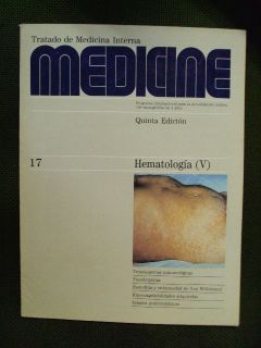 Imagen del vendedor de MEDICINE Num 17. HEMATOLOGA (V) a la venta por LIBRERIA AZACAN