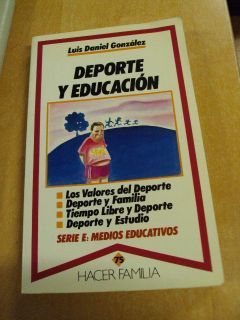 Bild des Verkufers fr DEPORTE Y EDUCACIN zum Verkauf von LIBRERIA AZACAN