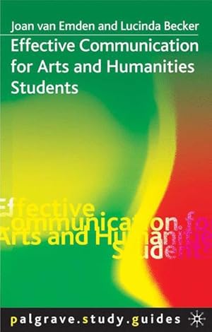 Bild des Verkufers fr Effective Communication for Arts and Humanities Students zum Verkauf von moluna