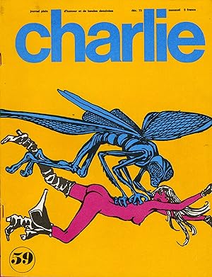 "CHARLIE N°59 / décembre 1973" Guido CREPAX : BELINDA contro mangiadischi