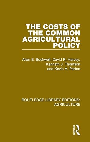 Seller image for The Costs of the Common Agricultural Policy for sale by moluna