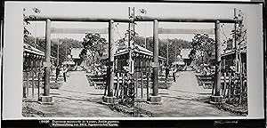 "EXPOSITION UNIVERSELLE DE VIENNE. JARDIN JAPONAIS." [GLASS STEREOVIEW]