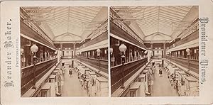 UNTITLED STEREOVIEW OF A. E. ALDEN'S PHOTOGRAPHY GALLERY IN THE PROVIDENCE ARCADE (RHODE ISLAND)
