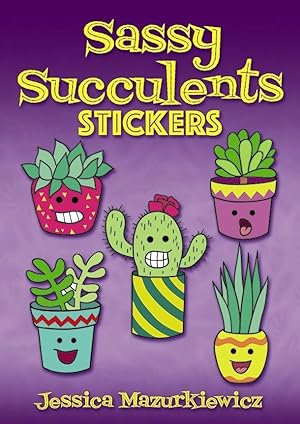 Seller image for Sassy Succulents Stickers for sale by moluna