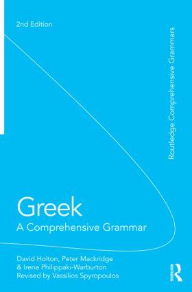 Seller image for Greek: A Comprehensive Grammar of the Modern Language for sale by moluna