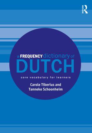 Imagen del vendedor de A Frequency Dictionary of Dutch: Core Vocabulary for Learners a la venta por moluna